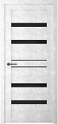 ПО Бетон Дрезден 800 светлый стекло черное