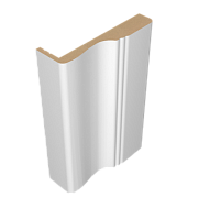 НАЛИЧНИК "ВОЛНА" ТЕЛЕСКОПИЧЕСКИЙ ЭМАЛЬ ПП 36х90х2150 (EURO 1) БЕЛЫЙ 