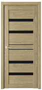 ПО Эко-шпон Дрезден 900 дуб натуральный стекло черное 